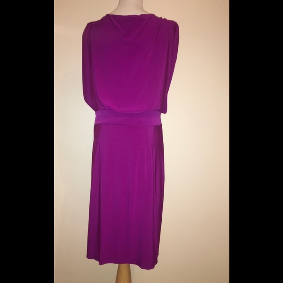 Trendy Fuchsia Midi Dress - Picture 4 of 11
